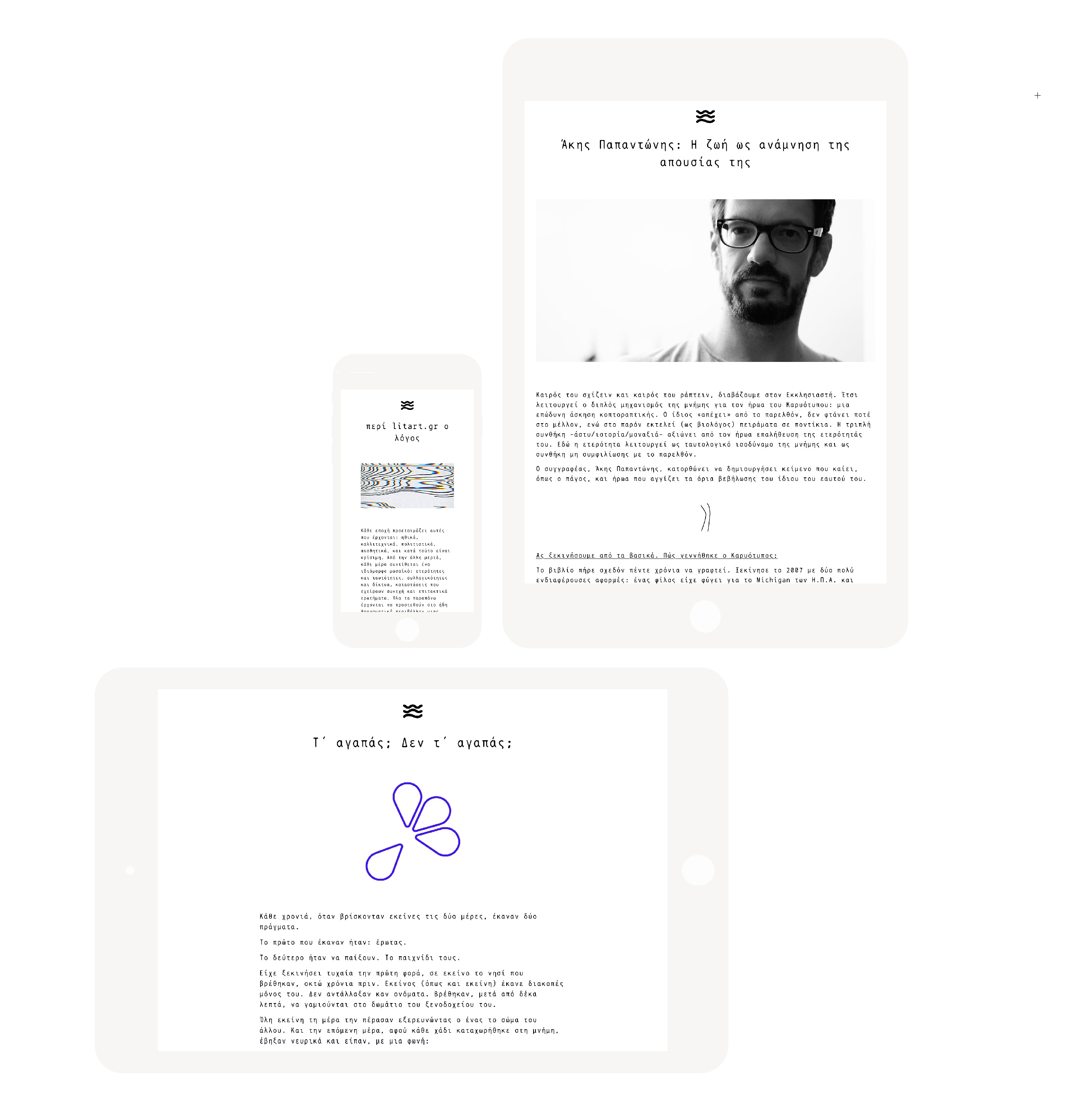 litart.gr - Web Design - Article View