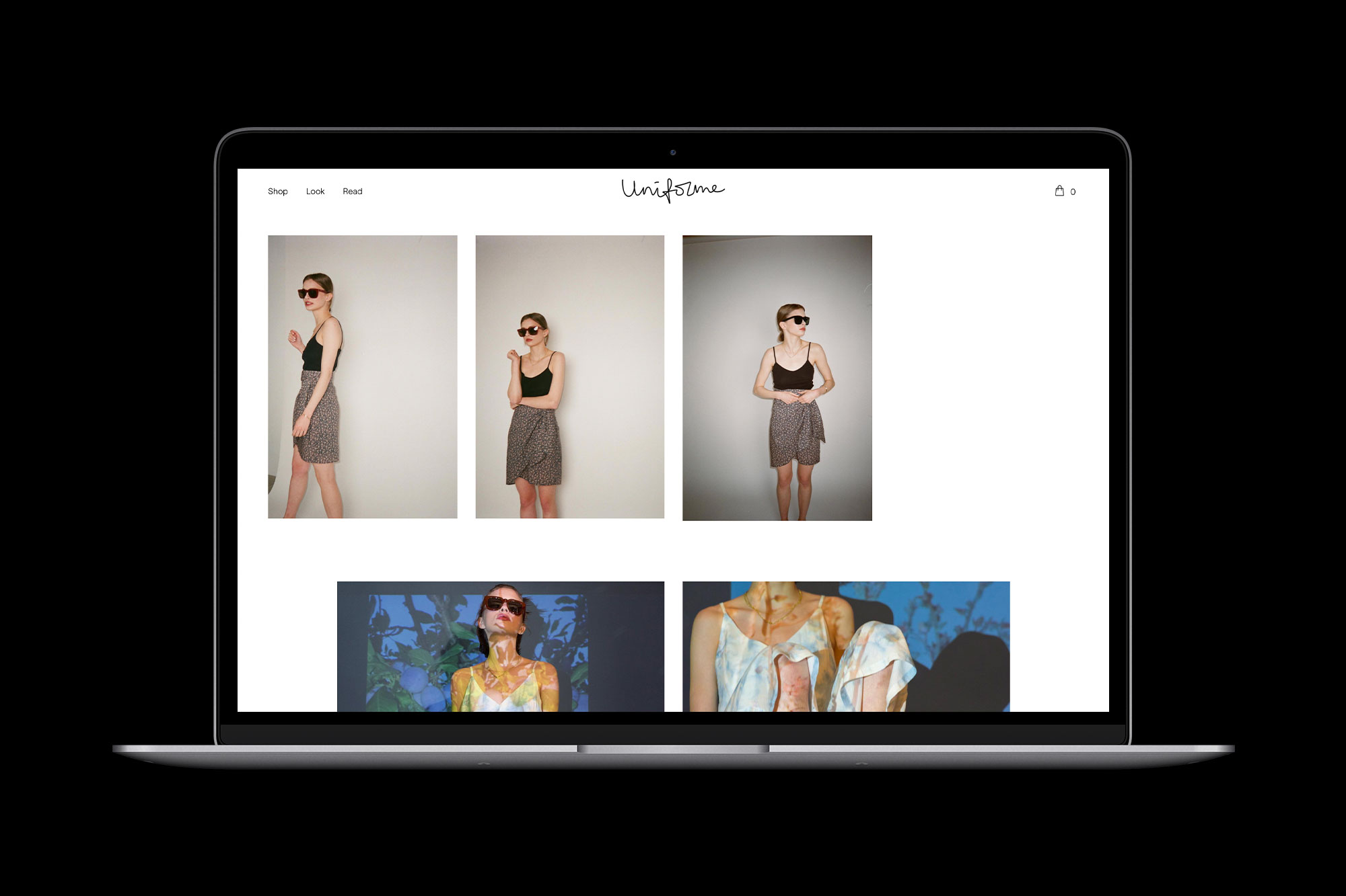 Uniforme Athens - Website Design - Lookbook SS20