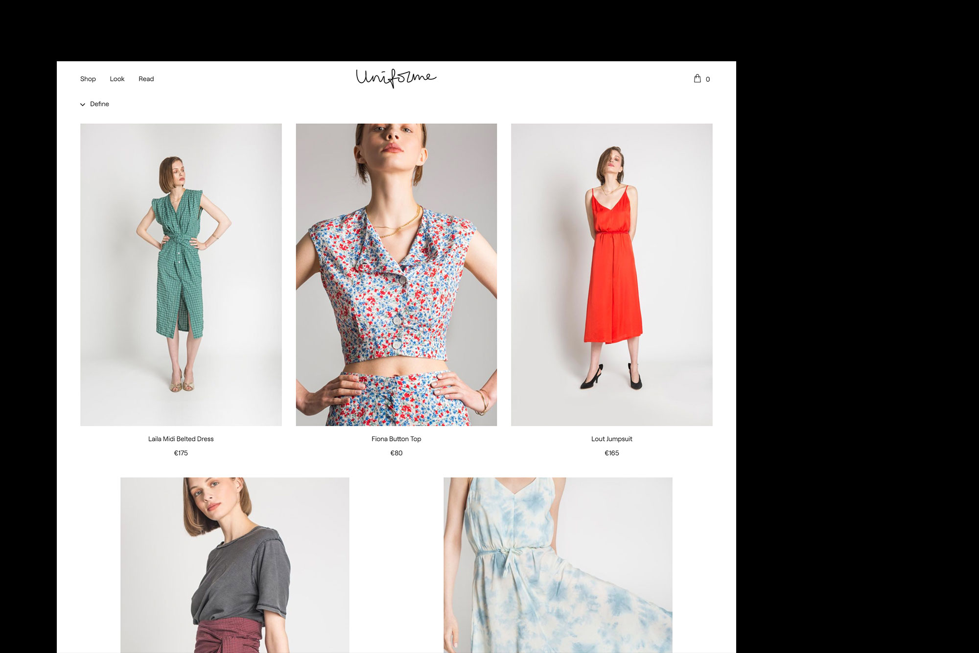 Uniforme Athens - Website Design - Business Cards and Return Cards